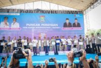 Puncak Hari Buruh Internasional (May Day) 2026 di kawasan Pusat Pemerintahan Kabupaten (Puspemkab) Tangerang, Minggu (10/5/2026) (foto/Adv) 