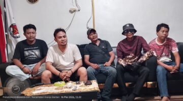 Pimpred Isu Banten Didampingi Pegiat Sosial Santang Sampaikan Permintaan Maaf ke Kantor KJNI