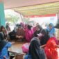 Suasana Pasar Sembako Murah jelang perayaan hari raya Idul Adha 1447 Hijjriah/2026 Masehi, bertempat di aula kantor Kecamatan Sepatan Timur, Kabupaten Tangerang