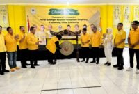 Penutupan kegiatan Musyawarah Kecamatan (Muscam) Pengurus Partai Golkar di 29 Kecamatan se Kabupaten Tangerang