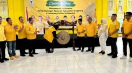 Penutupan kegiatan Musyawarah Kecamatan (Muscam) Pengurus Partai Golkar di 29 Kecamatan se Kabupaten Tangerang