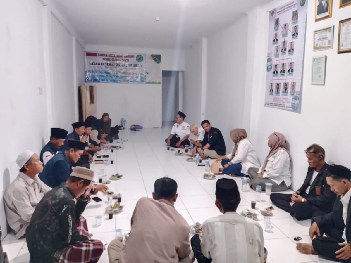 Tasyakuran Kantor Sekretariat Resi ranting Daon di sekretariat ranting Jalan Raya Kampung Galebeg RT 004 RW 002 Desa Daon Kecamatan Rajeg Kabupaten Tangerang, Sabtu (23/05/2026) Malam