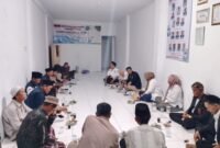 Tasyakuran Kantor Sekretariat Resi ranting Daon di sekretariat ranting Jalan Raya Kampung Galebeg RT 004 RW 002 Desa Daon Kecamatan Rajeg Kabupaten Tangerang, Sabtu (23/05/2026) Malam