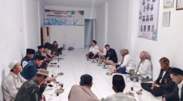 Tasyakuran Kantor Sekretariat Resi ranting Daon di sekretariat ranting Jalan Raya Kampung Galebeg RT 004 RW 002 Desa Daon Kecamatan Rajeg Kabupaten Tangerang, Sabtu (23/05/2026) Malam