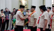 Pelantikan Gubernur Banten Andra Soni selaku Ketua Majelis Pembimbing Gerakan Pramuka Kwartir Daerah (Mabida) Banten