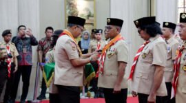 Pelantikan Gubernur Banten Andra Soni selaku Ketua Majelis Pembimbing Gerakan Pramuka Kwartir Daerah (Mabida) Banten