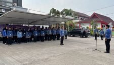 Upacara Peringatan Hari Lahir Pancasila Tahun 2026 yang berlangsung khidmat di halaman Kantor Kecamatan Teluknaga, Kabupaten Tangerang, Senin (1/6/2026).