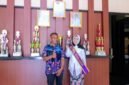 Dila Agustina bersama Kepala Desa Karet Kecamatan Sepatan Kabupaten Tangerang  