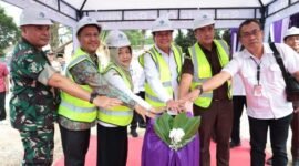 Ground Breaking pembangunan Gedung IGD Maternal, Hemodialisa, dan Rawat Inap 6 lantai di RSUD Balaraja, Rabu (17/6/26)