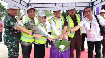 Ground Breaking pembangunan Gedung IGD Maternal, Hemodialisa, dan Rawat Inap 6 lantai di RSUD Balaraja, Rabu (17/6/26)