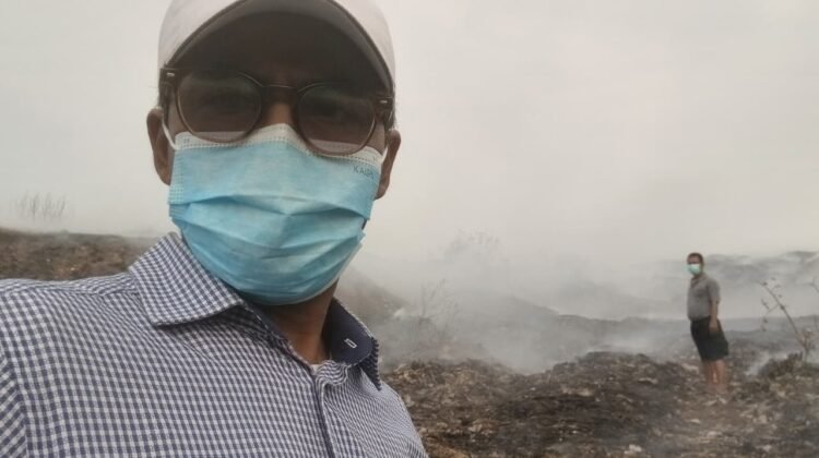 Sahrudin/Blek Tokoh Pemuda Kabupaten Tangerang Ikut Bicara Terkait Terbakarnya TPA Jatiwaringin 