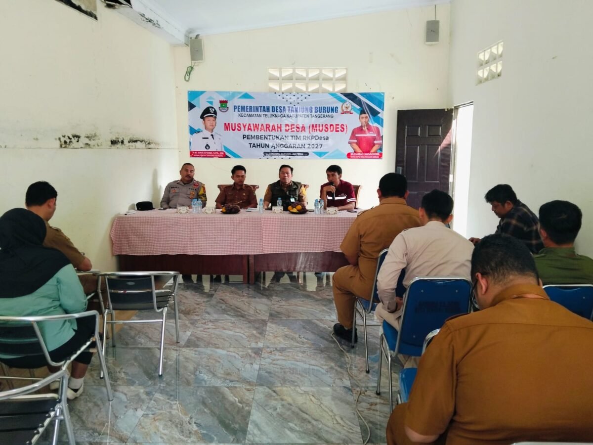 Suasana Kegiatan Pemdes Tanjung Burung Gelar Musdes RKPDes Tahun Anggaran 2027 (foto/istimewa)
