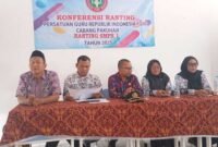 Suasana Kegiatan Konferensi PGRI Cabang Kecamatan Pakuhaji, Kabupaten Tangerang (foto/istimewa)