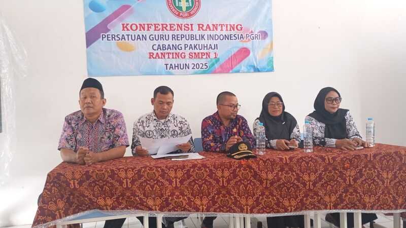 Suasana Kegiatan Konferensi PGRI Cabang Kecamatan Pakuhaji, Kabupaten Tangerang (foto/istimewa)