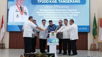 Bupati Tangerang resmi meluncurkan Program Mobil Keliling PBB-P2 melalui QRIS