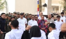 Bupati Tangerang bersama Gubernur Banten Andra Soni dampingi Sekretaris Kabinet Republik Indonesia kunjungi Sekolah Rakyat PPI Curug