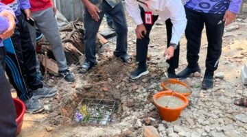 DBMSDA Kabupaten Tangerang Letakkan Batu Pertama Bedah Rumah di Gunung Kaler