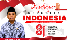 Ketua PGRI Cabang Kecamatan Pakuhaji Kabupaten Tangerang Mengucapkan Dirgahayu RI Ke-81 Tahun 2026 