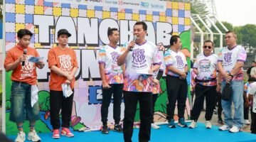 Bupati Tangerang melepas ribuan peserta Tangkab Fun Run 2026