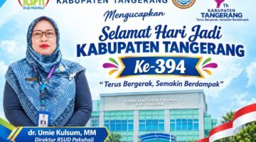 Keluarga Besar RSUD Pakuhaji Mengucapkan Selamat Hari Jadi ke-394 Kabupaten Tangerang