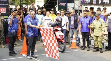 Meriahkan HUT ke-394 Kabupaten Tangerang, Sekda Soma Atmaja Buka Kejurprov KNPI Dragbike 2026