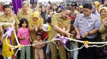 Sekda Soma Atmaja membuka Wahana Permainan Rakyat dan Festival UMKM